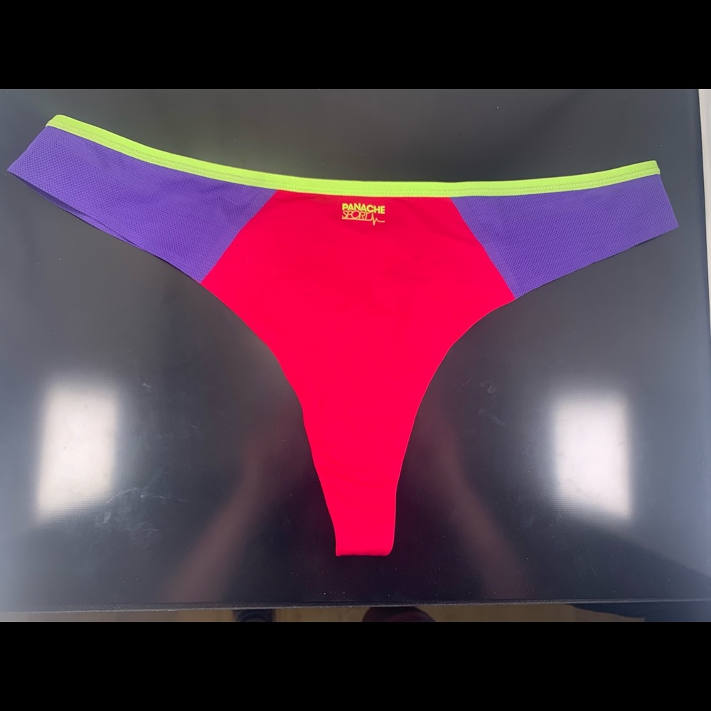 Panache Sport Thong Pink XL NWOT